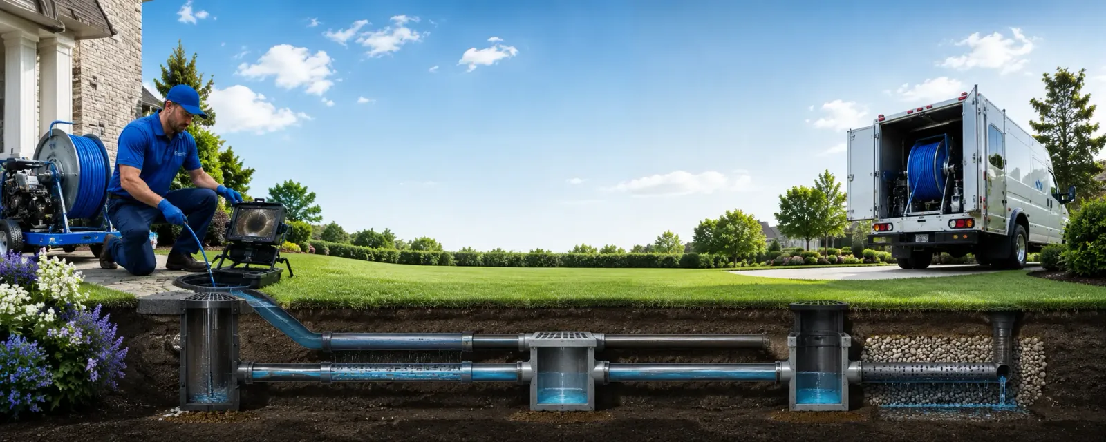 Outdoor drain cleaning information for Southgate, MI